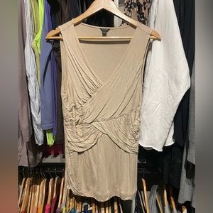 “Ann Taylor” ruched tank top. Size L.